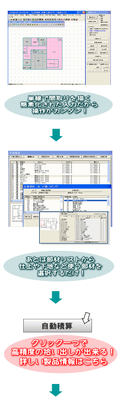 他社積算ソフトとの違い