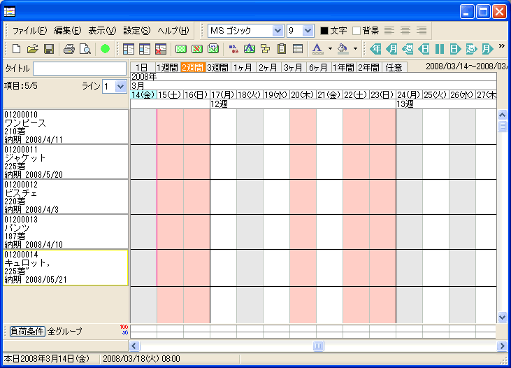 取り込み結果