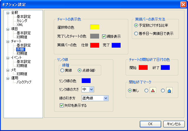 オプション設定